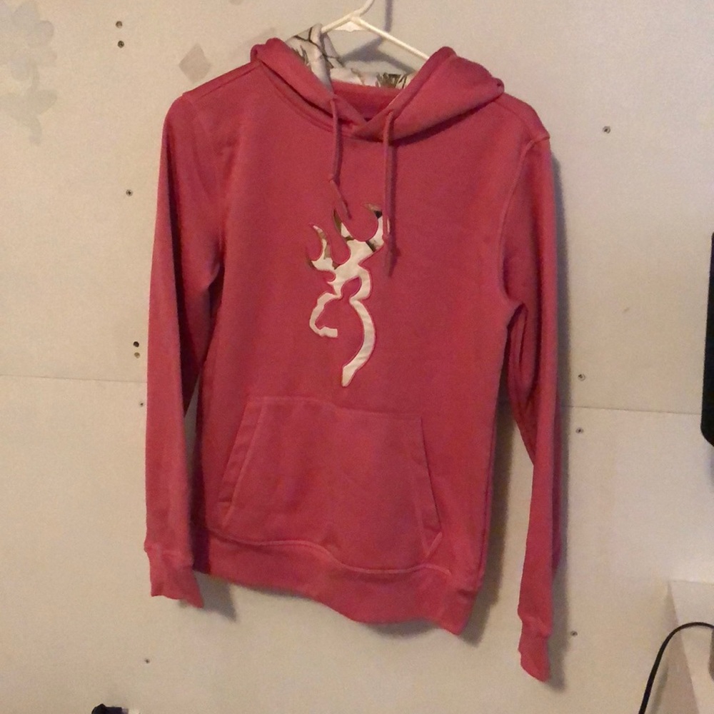 Pink camo sweatshirt